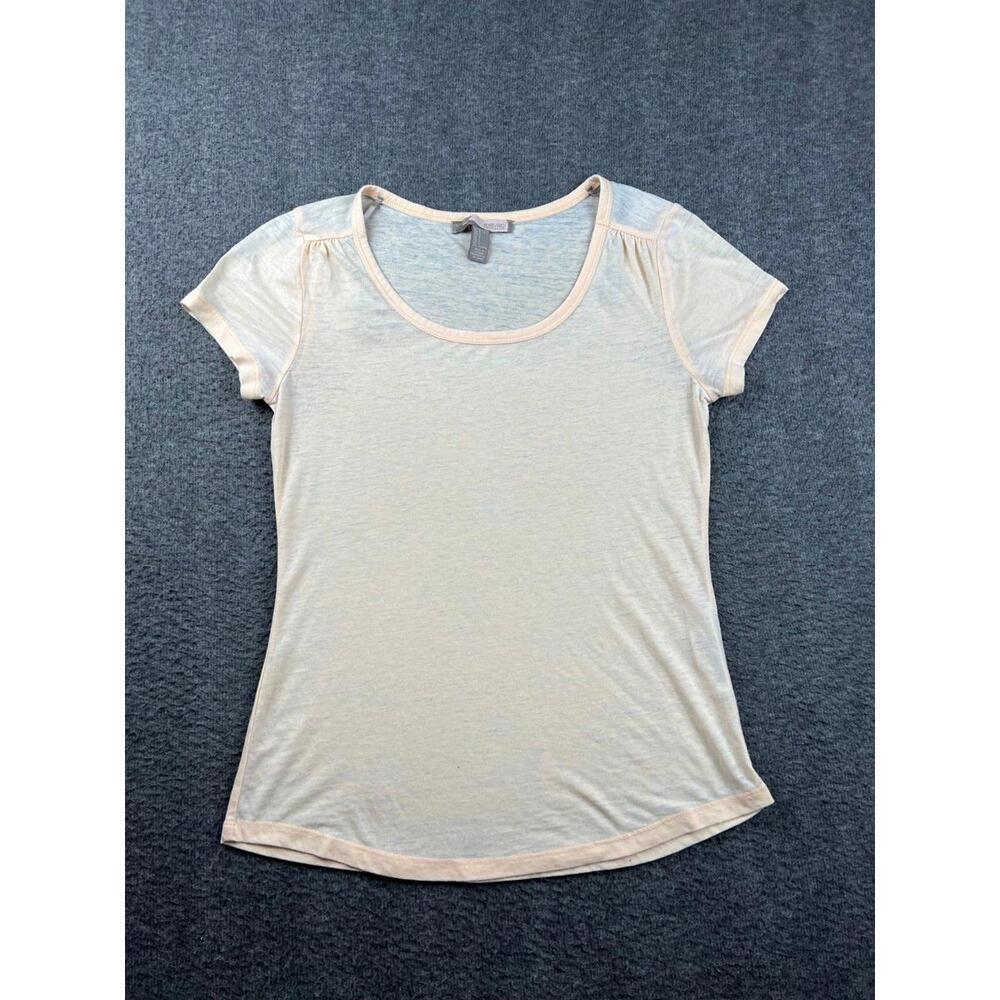 Forever 21 Contemporary Women's T-Shirt Size Small Light Orange Casual